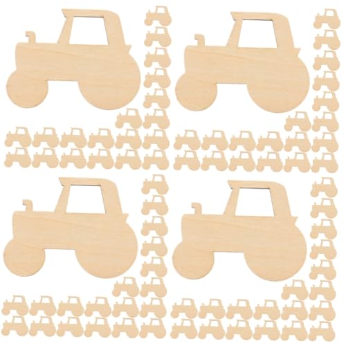 DIYEAH 4 Sätze Holzspäne Bastelsets+für+ Bastel Set Für Holz Platte Diy Handwerk Basteln Für Staffelei Graffiti-zubehör Praktische Holzausschnitte 20 Stück * 4 von DIYEAH