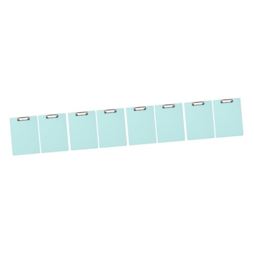 DIYEAH 4 Sätze Konferenzmappe Binder Büroklammer Planke Büropapierprodukte Clips Zwischenablage Maurer Mini-klemmbrett Mit Stifthalter Unterlage Light Green Aluminiumlegierung 2 Stück * 4 von DIYEAH