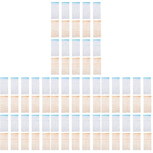 DIYEAH 4 Sätze Papierstau Bei Der Zeiterfassung Aufzeichnen Pukka Living-karten Trocken Abwischbare Karteikarten Stundenpläne Stichwortkarten Punschuhr Monatsstempelkarten Mal 100 Blatt*4 von DIYEAH