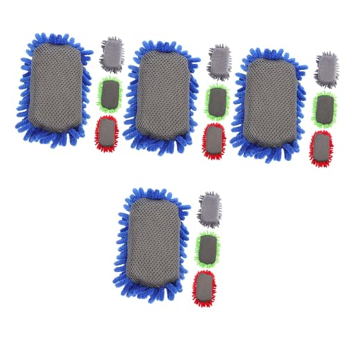 DIYEAH 4 Sätze Staubreinigungsschwamm Whiteboard-reiniger Magnettafel Für Büroartikel Büromaterial Magnetische Löscher Für Whiteboards Magnetische Whiteboard-radierer 4 Stück * 4 von DIYEAH