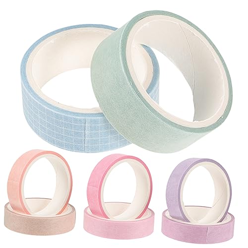 DIYEAH 4 Sätze Taschenband Blumenband Spender Schrottbuch Aufkleber Punkt Scrapbooking Zubehör The Washi Tape Scrapbooking-klebeband Dekoratives Druckband Japanisches Papier 8 Rollen * 4 von DIYEAH