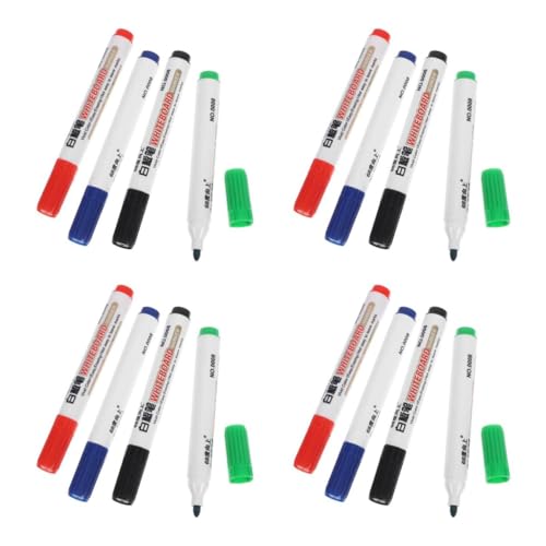 DIYEAH 4 Sätze Whiteboard-stift Leicht Zu Löschende Whiteboard-marker Zubehördüsen Markierungsmarkierungen Austauschbare Halterung Anschlussdüsen Universalstecker Plastik 4 Stück * 4 von DIYEAH