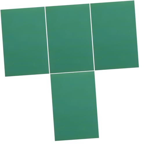 DIYEAH 4 Stück Gummifolie gravieren Cutting mat Craft mat schnitzwerkzeug -Graviermaterial handwerkzeug Lackmatte Gravurmatte Gravur Schneidematten Bastelschneidematte PVC Green von DIYEAH