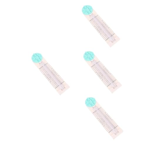 DIYEAH 4 Stück Papierschneider Werkzeuge für Papiermaschinen Nagelbilder Papiertrimmer Scrapbooking Werkzeug Scrapbooking-Stanzmaschinen Gerade Papier -Schneidwerkzeug Metall Green von DIYEAH