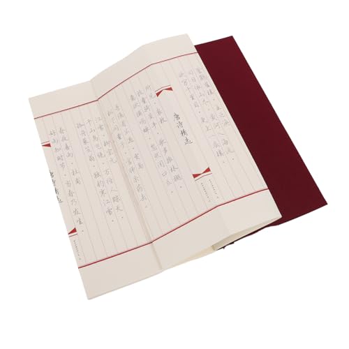 DIYEAH 4 Stück Tang-poesie-füllfederhalter-heft Übungsbuch Zum Chinesischen Schreiben Rushmetric-stift-crinkle Chinesisches Kalligraphieschreiben Übungsbuch Kalligrafie Papier von DIYEAH