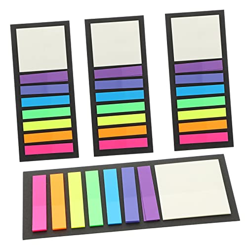 DIYEAH 4 Ultradünne Index-aufkleber Highlighter Washi Tape Seitenmarkierungen Haftregisterkarten Transparent Neon-textmarkerstreifen Abnehmbare Klebelasche Klebestreifen Das Haustier von DIYEAH