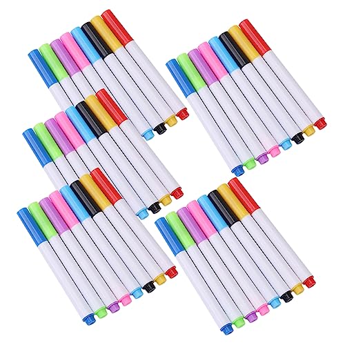 DIYEAH 40st Löschbarer Whiteboard-marker Tinte Magnetischer Trocken Abwischbarer Marker Trocken Abwischbare Marker Große Radiergummis Whiteboard-stifte Für Das Klassenzimmer Plastik von DIYEAH