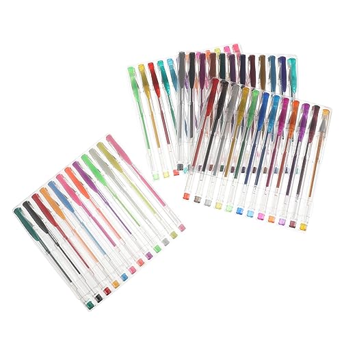 DIYEAH 48St farbiger Signaturstift farbiger Stift metallischer Pinselstift gelstifte gel schreibstifte kugelschreiber Farbstift mit feiner Spitze Studenten Gelschreiber Plastik Colorful von DIYEAH