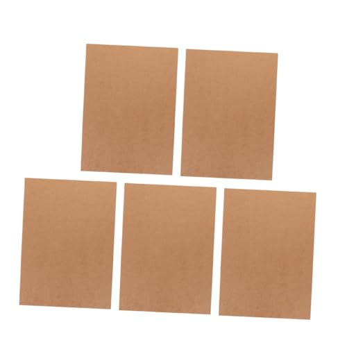 DIYEAH 5 Blätter Kraftkarton bastel karton handgeschöpftes papier craft papier basteln papier vellum papier Kartenvorrat Ölmalpapier Papier zum Ölzeichnen Kunstmalpapier dickes Papier von DIYEAH