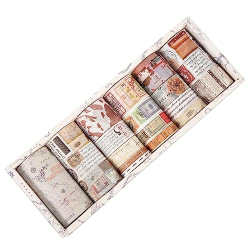 DIYEAH 5 Kisten Papier Klebeband Aufkleberband Sammelalbum liefert Folienband Streifen bastelset basteln für decor Washi-Aufkleber Washi Tape zum Basteln Japanisches Papier von DIYEAH