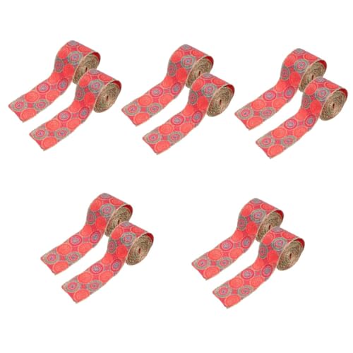 DIYEAH 5 Rollen -Verpackungs band weihnachtsbänder aus draht schwarzes Kräuselband Valentinsband Spitzenband Bögen ribbon bandfeile DIY Schleifenband Partybänder Stoff Colorful von DIYEAH