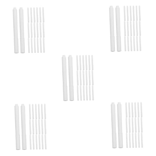 DIYEAH 5 Sätze 5 Sets Löschbare Whiteboard Marker Fenstermarker Weißer Permanentmarker Flüssigkreidemarker Löschbarer Farbmarker Weißer Mini Trockenlöschmarker Weißer 20 Stück * 5 von DIYEAH