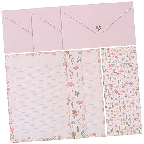 DIYEAH 5 Sätze Briefpapier Pastell Briefablage-organizer Aus Papier Band Etiketten Bausatz Hochzeitsumschläge Umschläge Selbstklebend Geldumschläge Umschläge Für Grußkarten Briefumschlag von DIYEAH