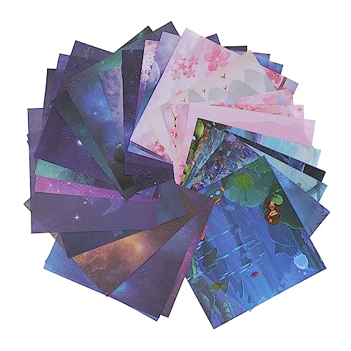 DIYEAH 5 Sätze Büttenpapier Origami Diy-papiere Bastelpapiere Origami-papier Für Quadratisches Faltpapier Diy-material Diy Papier Falt-origami -papier 250 Stück * 5 von DIYEAH