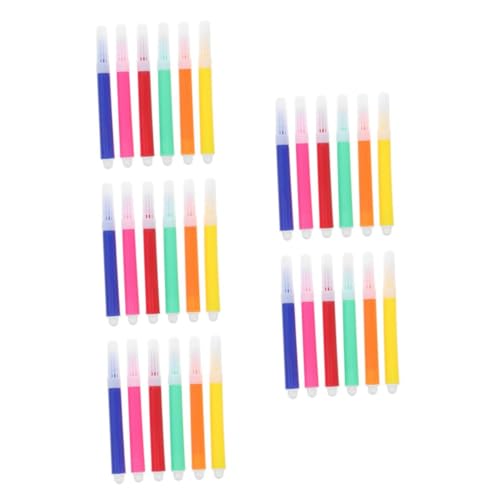 DIYEAH 5 Sätze Buntstifte Malstifte Wasserfarben Stifte Reise-aquarellpinsel Farbstift Aquarellstift Marker Für Fensterfarbe Zeichenstifte Farbige Markierungen Plastik 12er Pack*5 von DIYEAH