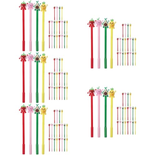 DIYEAH 5 Sätze Cartoon Stift Füllfederhalter Die Bürostifte Für Funky Pens Schülerstifte Niedliche Utensilien Cartoon Form Schreibstifte Unterschriftenstifte Schön Geformter 24 Stück * 5 von DIYEAH