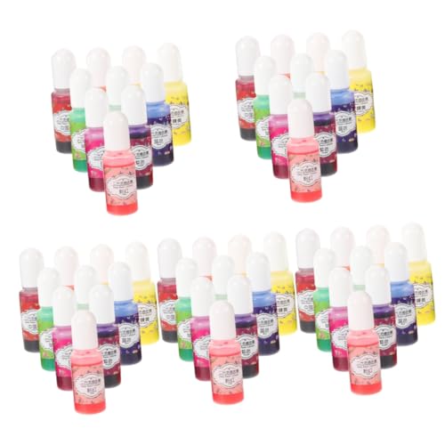 DIYEAH 5 Sätze Epoxidharz Pigment Set Füllstoff Glanz Flüssiges Gel Farbstoff Für Kleidung Zubehör Spray Schimmer Badestaub Farbstoff Nagelkunst Schwarzer 10 Stücke * 5 von DIYEAH