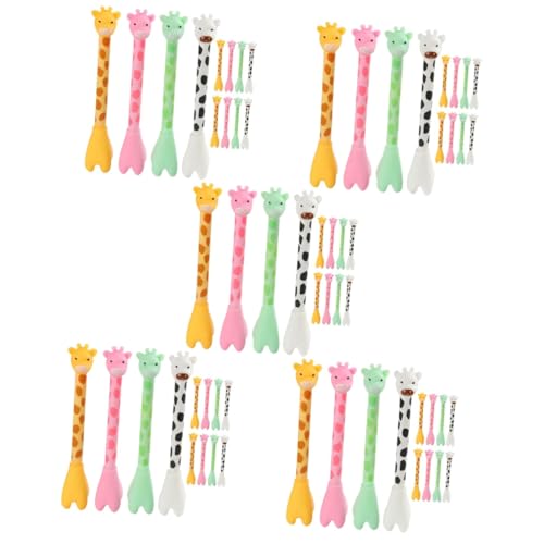 DIYEAH 5 Sätze Giraffen-kugelschreiber Giraffe Stifte Für Tierzeichen Giraffe Stift -giraffe Giraffenverzierung Giraffenspielzeug Giraffen- Stifte Süß Pp 12 Stück * 5 von DIYEAH