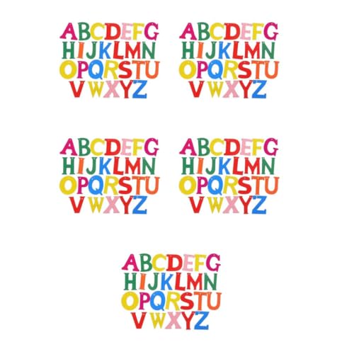 DIYEAH 5 Sätze Holzspäne Mit Englischem Alphabet Holz-alphabet-zeichen Leere Buchstaben Streuung Auf Dem Hochzeitstisch Leere Abc-ausschnitte Kinder Zählen Zahlen 200 Stück * 5 von DIYEAH