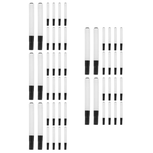 DIYEAH 5 Sätze Leere Hülle Des Tafelstifts Kreidestift Marker Mit Feiner Spitze Trocken Abwischbare Markierungsstifte Feine Punktmarkierungen Marker Mit Radiergummi Plastik 10 Stück * 5 von DIYEAH