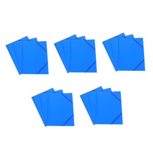 DIYEAH 5 Sätze Mappe Office-datei-organizer Wichtiger Dokumentenordner Organizer-ordner Vertikaler Dateiordner Dokumentenorganisator Organisator Für Papierakten Plastik Blue 3 Stück * 5 von DIYEAH