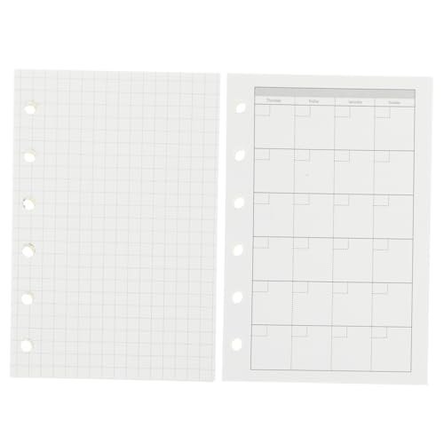 DIYEAH 5 Sätze Mini-ordner Write Board Scrapbook Binderclips Heftklammern Klein Notebook-spirale Dekorative Kleine Sammelalben Notizblock Mit Transparentem Einband Papier Weiß 4 Stück * 5 von DIYEAH