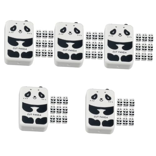 DIYEAH 5 Sätze Panda Radiergummi Knetgummi Schulbriefpapier Kunst Radiergummi Zeichnen Radiergummis Schreiben Urlaub Briefpapier Radiergummi Für Künstler 10 Stück * 5 von DIYEAH