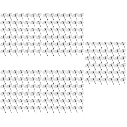 DIYEAH 5 Sätze Reißzwecke Ziehen Von Stecknadeln Korkplatte Planke Stift Für Korktafel Büroklammern Büromaterial Poster Dekorative Stecknadel Wandstecknadel Eisen Silver 800 Stück * 5 von DIYEAH