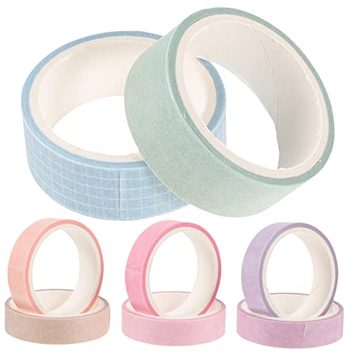 DIYEAH 5 Sätze Taschenband Blumenband Klebeband Für Scrapbooking Funkeln Schrottbuch The Washi Tape Scrapbooking Zubehör Bastelband Regenbogen-washi-tape Japanisches Papier 8 Rollen * 5 von DIYEAH