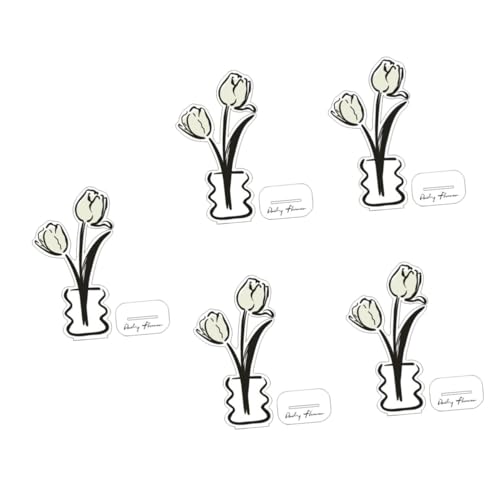 DIYEAH 5 Stück Blumen-Notizhalter Stand Memo -Clip Staffelei stehen Foto-Display-Halterungsclip Zeichenhalter Tulpen-Postkartenhalter aus Acryl Acryl-Memo-Display-Halter DIYEAH 5 Stück Blumen-Notizhalter Stand Memo -Clip Staffelei stehen Foto-Display-Halterungsclip Zeichenhalter Tulpen-Postkartenhalter aus Acryl Acryl-Memo-Display-Halter von DIYEAH