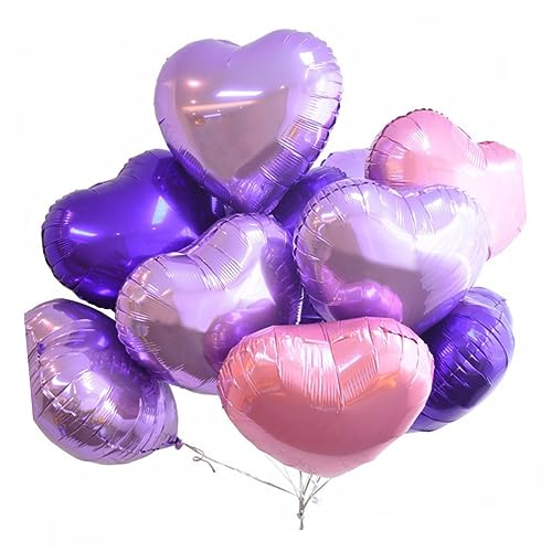 DIYEAH 5 Stück Herzballons hochzeitsdeko wedding decoration balloons balongas luftbalons Ballon weiß Bachelorette Luftballons Babyparty-Ballon Hochzeitsballons Partyballons Colorful von DIYEAH