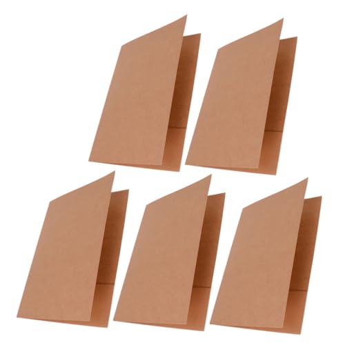 DIYEAH 5 Stück Kraftpapier Aktenordner Mit Einzeltasche Stabil Und Ideal Für Bürobedarf Und Organisation A4 Format Perfekte ösung Für Unterlagen Und Dokumente von DIYEAH