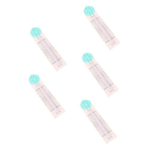 DIYEAH 5 Stück Papierschneider Hochzeitsnotizen Clip Mini Sitzkarte Bastelpapier Kantenschneider Aufkleber Scrapbooking Zubehör Scharfe Klammer Mini Nachrichtenclip von DIYEAH