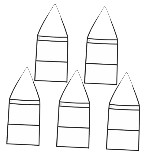 DIYEAH 5 Stück Trocken Abwischbare Aktentasche Hefter Etiketten Für Ordner Ordneretiketten Etikettenhalter Konzertkartenhalter Trocken Abwischbarer Taschenkartenhalter Für von DIYEAH