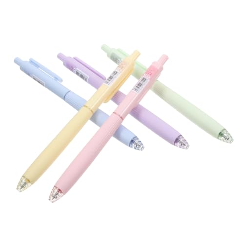 DIYEAH 5-Teiliges Set Gel Stift Farbige Stifte gelstifte schreibutensilien markierstifte kugelschreiber farbiger Gelstift Stifte Gel Gelschreiber zum Schreiben ästhetische Stifte Plastik von DIYEAH