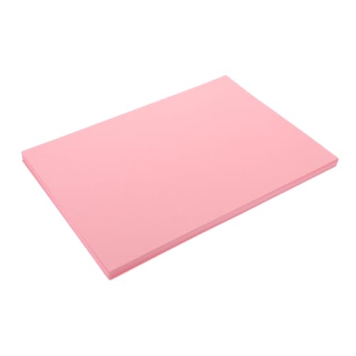 DIYEAH 50 Blatt A4-Farbkarton pastellfarbenes Baupapier farbiges Druckerpapier farbiger Karton DIY kopierpapier kreativpapier paketpapier Papier für Heimwerker Bastelmaterial Rosa von DIYEAH