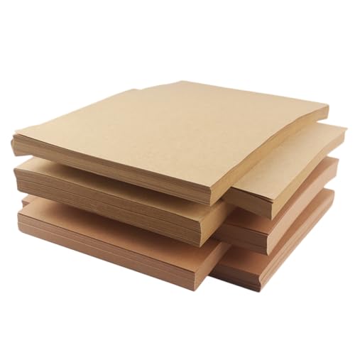 DIYEAH 50 Blatt A4 Papierstau dickes Papier Pergamentpapier Lebensmittelpapier nicht Papierhandtücher Masse zeichenplatte bilderleisten bequemes Malpapier professionelles Malpapier Khaki von DIYEAH