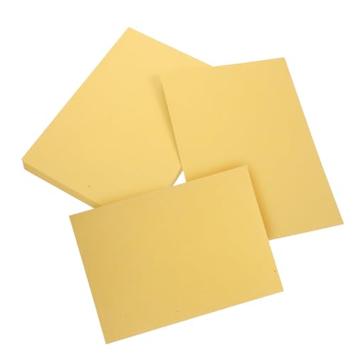 DIYEAH 50 Blatt Albumkarton letter paper kreativpapier verpackungspapier printing paper geschenkpapier bögen druckbar Pergament A5-Schreibpapier Papier zum Basteln DIY-Papier Golden von DIYEAH