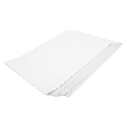 DIYEAH 50 Blatt Kopierpapier bedruckbarer Etikettenaufkleber Vinyl-Aufkleberpapier leere Papiere leeres Aufkleberpapier Druckerpapier Klebeetikett Selbstklebendes Thermopapier Weiß von DIYEAH