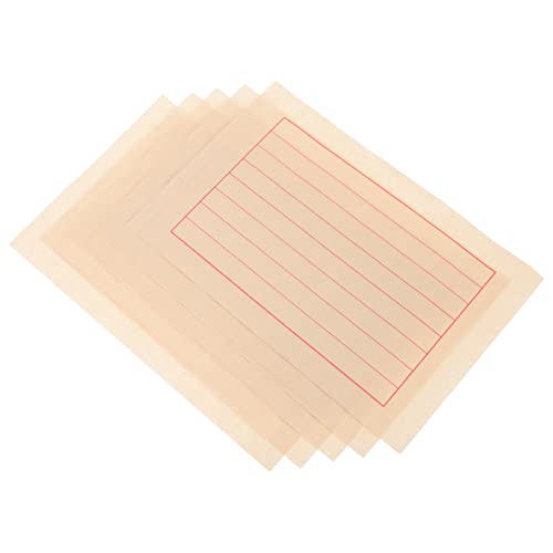 DIYEAH 50 Blatt Reis Papier Chino Papier für Kalligrafie Reispapier zum Bedrucken Reispapier zeichnen calligraphy paper ricepaper Kalligraphie-Kunstbedarf Kalligraphiepapier zum Schreiben von DIYEAH