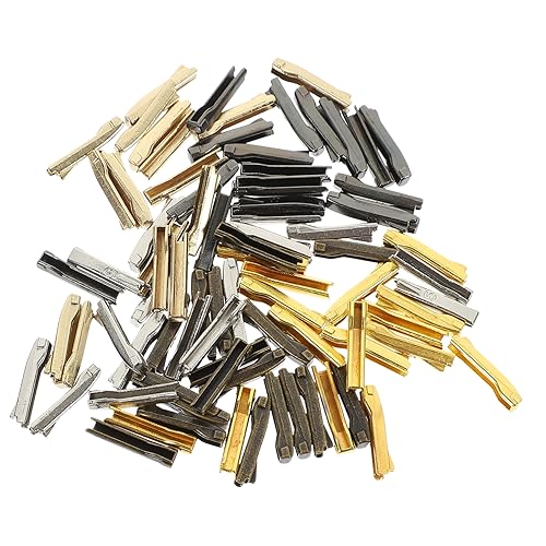 DIYEAH 50 Paar Reißverschluss Stopfen Reißverschluss Fix Set Kleider Reißverschluss Pull Helfer Puller Stopper Reißverschluss Top Stopp Reißverschluss Stopper Reparatur Set von DIYEAH