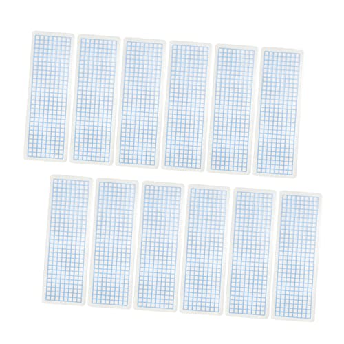 DIYEAH 50 Stück Bandausgabetafel Planke Tragbare Tape-boards Verpackungskartons Leichte Bandplatten Bandmusterplatten Mustertafeln Für Washi Tape Bandspeicherplatten Blue Pp von DIYEAH