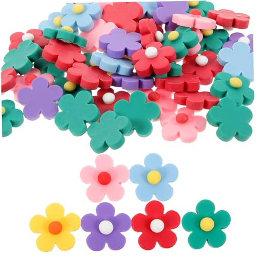 DIYEAH 50 Stück Haarnadel-patch Reize Blumen-bastelornament Scrapbooking-verzierungen Gänseblümchen-dekor Handschmuck Handyhülle Mit Charme Artificiales Decorativas Para Sala Harz von DIYEAH