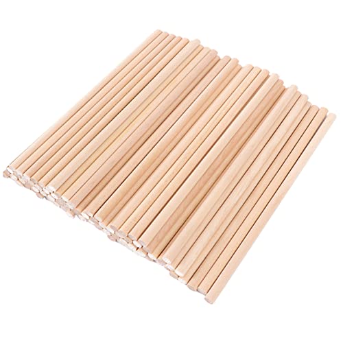 DIYEAH 50 Stück Holzstock Mini-drumsticks Instrument Musik-rhythmus-sticks Mini-sticks Boom-sticks Tragbare Rhythmusstöcke Voraus Trommelstöcke Wiki-sticks Für Khaki Hölzern von DIYEAH