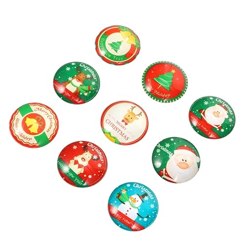 DIYEAH 50 Stück Weihnachts-Glas-Patch christmas-decorations christmas decoations schmuckherstellung geschenkeidee weihnachtskugel Dekorationen Weihnachten Weihnachts-Cabochons rot DIYEAH 50 Stück Weihnachts-Glas-Patch christmas-decorations christmas decoations schmuckherstellung geschenkeidee weihnachtskugel Dekorationen Weihnachten Weihnachts-Cabochons rot von DIYEAH