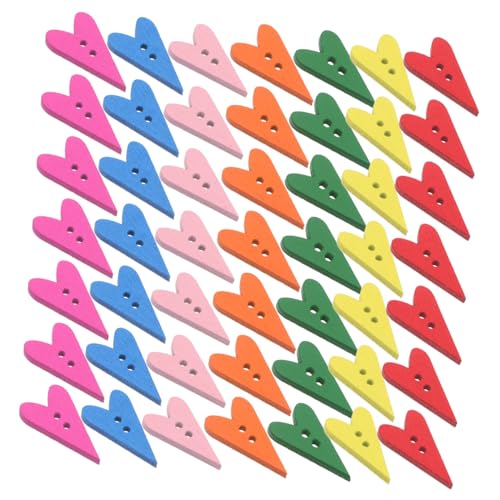 DIYEAH 500 Stück Bunte Holzknöpfe Herzform Holzknöpfe für Diy Basteln Kleidung Dekoration Handgefertigt Natürliche Textur Langlebig DIYEAH 500 Stück Bunte Holzknöpfe Herzform Holzknöpfe für Diy Basteln Kleidung Dekoration Handgefertigt Natürliche Textur Langlebig von DIYEAH