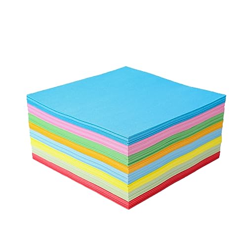 DIYEAH 500 Stück Kopierpapier craft paper Handwerkspapier Bastelpapier farbiges Druckerpapier pastellfarbenes Baupapier buntes Papier strukturiertes Scrapbook-Papier farbiges Papier von DIYEAH