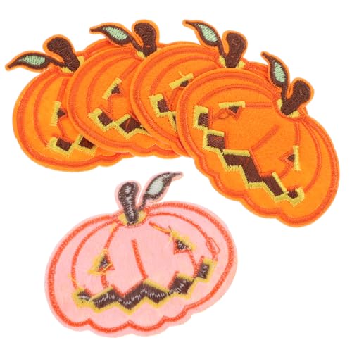 DIYEAH 5St Applikationsaufnäher Flecken gestickte Aufnäher Sterne-Pickel-Patches Pickel Aufkleber halloween dekoration halloween-dekoration kürbiskerne Flicken aufnähen Kleiderflicken von DIYEAH