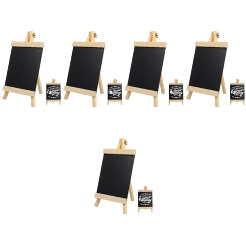 DIYEAH 5St Dekoration für die Tafel mit Nachrichten Kreidetafelstifte, löschbar Nachrichtentafel mit Ständer write board tablettstift staffelei Whiteboard Tischschild Tafel stehende Tafel von DIYEAH