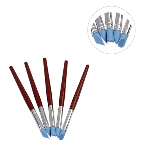 DIYEAH 5St Farbstifte aus Ton modellierwerkzeug modelierwerkzeug Ton-Skulpturset clay tools ton werkzeug Stifte für Skulpturen Modellierformer aus Ton DIY Töpfertonwerkzeuge Sky-blue von DIYEAH